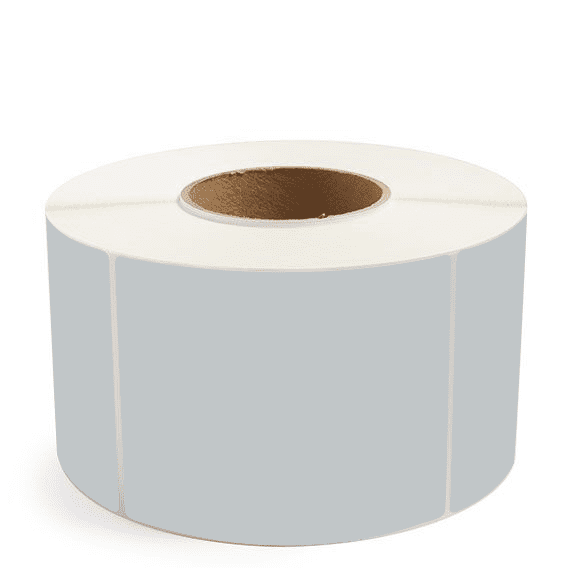 4" x 5" Gray - Direct Thermal Labels - 3" Core - Freezer Grade Adhesive