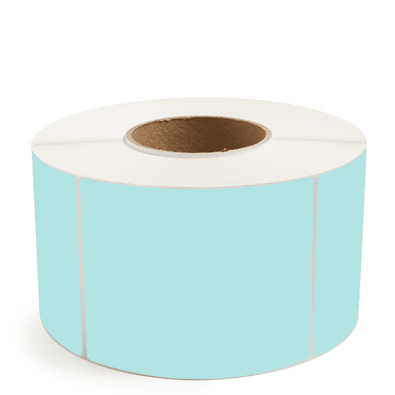 4" x 5" Green - Direct Thermal Labels - 3" Core - Acrylic