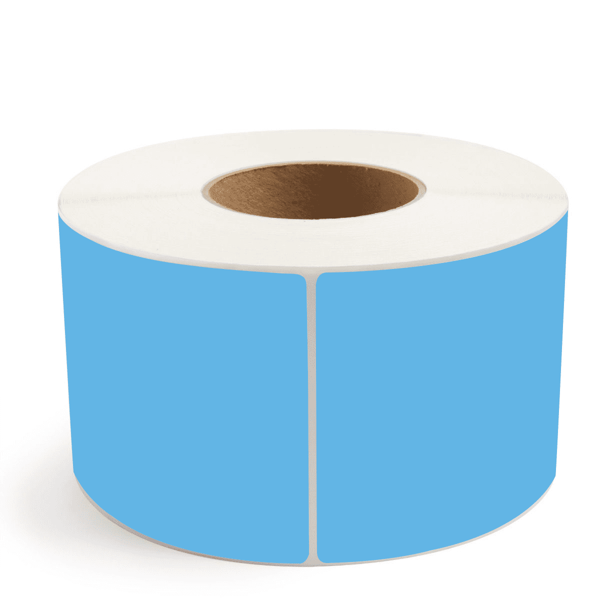 4" x 8" Dark Blue - Direct Thermal Labels - 3" Core