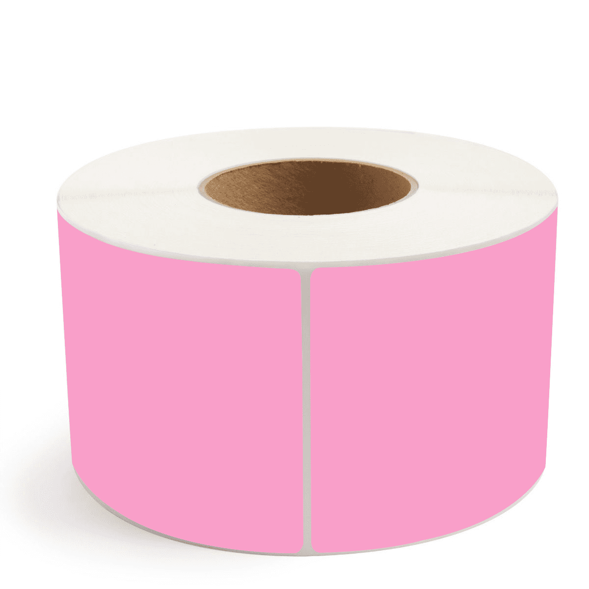 4" x 8" Hot Pink - Direct Thermal Labels - 3" Core (No Perf) - Freezer Grade Adhesive