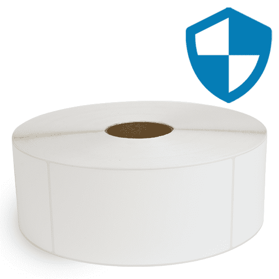 4" x 8" Top Coated - Direct Thermal Labels - 3" Core / 12" Outer Diameter (No Perf) - Removable Adhesive