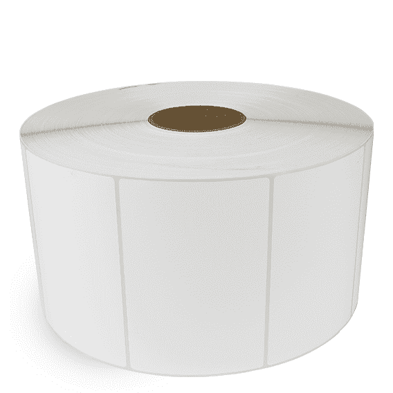 6" x 4" White - Thermal Transfer Labels - 3" Core / 12" Outer Diameter (No Perf) - Removable Adhesive
