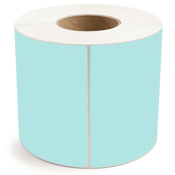 6" x 8" Green - Direct Thermal Labels - 3" Core - Removable Adhesive