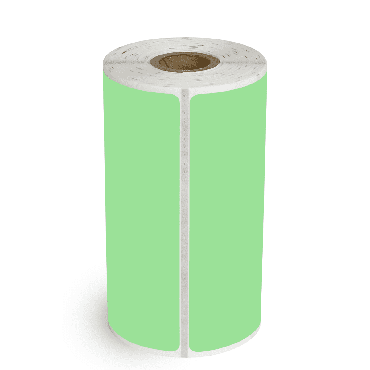 4" x 2" Fluorescent Green - Direct Thermal Labels - 0.75" Core (Timing Mark) - Acrylic