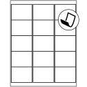 2.6875" x 2" Blockout Rectangular Sheet Labels