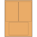 4" x 6" Pastel Orange Rectangular Sheet Labels