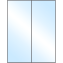 4.25" x 11" White Premium High Gloss Rectangular Sheet Labels