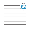 2.83" x 1" Photo Gloss Rectangular Sheet Labels