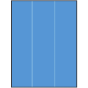 8.5" x 11" Fluorescent Blue Rectangular Sheet Labels
