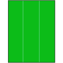 8.5" x 11" Fluorescent Green Rectangular Sheet Labels