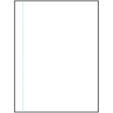 8.5" x 11" White Vinyl Drum Rectangular Sheet Labels