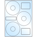 4.52" x 4.52" White Premium High Gloss Sheet Labels