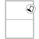 8.4375" x 5.4531" Blockout Rectangular Sheet Labels