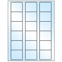 2.125" x 1.75" White Premium High Gloss Rectangular Sheet Labels