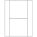 5.5" x 5.5" White Matte Litho Square Sheet Labels