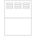 1.96" x 0.46" White Rectangular Sheet Labels