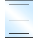 5" x 3.50785" White Premium High Gloss Rectangular Sheet Labels
