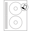 4.625" x 4.625" Blockout Sheet Labels