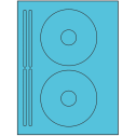 4.625" x 4.625" Turquoise Sheet Labels