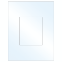 4.25" x 5.25" White Mid Gloss Rectangular Sheet Labels
