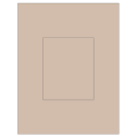 4.25" x 5.25" Pastel Tan Rectangular Sheet Labels