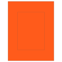 5" x 7" Fluorescent Red Rectangular Sheet Labels