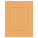 5" x 7" Pastel Orange Rectangular Sheet Labels