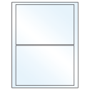 7.5" x 5.125" Crystal Clear Rectangular Sheet Labels