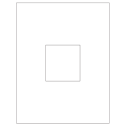 3.1494" x 3.3072" White Rectangular Sheet Labels