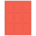 2.5135" x 3.2152" Red Sheet Labels