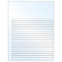 7.625" x 0.375" Crystal Clear Rectangular Sheet Labels