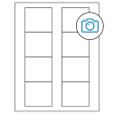 2.75" x 2.5" Photo Gloss Rectangular Sheet Labels