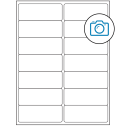 4" x 1.4375" Photo Gloss Rectangular Sheet Labels