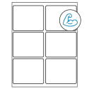 4" x 3.25" White Rectangular Sheet Labels - Ultra Aggressive Adhesive