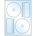 4.656" x 4.656" White Premium High Gloss Sheet Labels