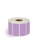 2" x 1" Grape - Thermal Transfer Labels - 1" Core