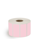 2" x 1" Pink - Thermal Transfer Labels - 1" Core - Removable Adhesive