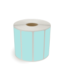 3" x 1" Green - Thermal Transfer Labels - 1" Core - Removable Adhesive