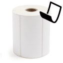 3" x 2" Blockout - Thermal Transfer Labels - 1" Core - Freezer Grade Adhesive