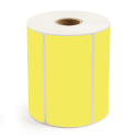 3" x 2" Yellow - Direct Thermal Labels - 1" Core - Freezer Grade Adhesive