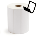 4" x 1" Blockout - Thermal Transfer Labels - 1" Core - Acrylic
