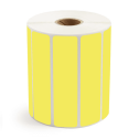 4" x 1" Yellow - Direct Thermal Labels - 1" Core - Acrylic