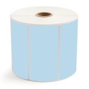 4" x 2" Blue - Thermal Transfer Labels - 1" Core / 5" Outer Diameter - Removable Adhesive