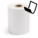4" x 3" Blockout - Thermal Transfer Labels - 1" Core - Removable Adhesive