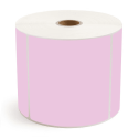 4" x 4" Purple - Direct Thermal Labels - 1" Core / 5" Outer Diameter - Acrylic