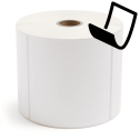 4" x 4" Blockout - Thermal Transfer Labels - 1" Core / 5" Outer Diameter - Freezer Grade Adhesive