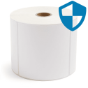 4" x 4" Top Coated - Direct Thermal Labels - 1" Core / 5" Outer Diameter - Removable Adhesive