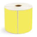 4" x 6" Yellow - Direct Thermal Labels - 1" Core / 5" Outer Diameter (No Perf) - Freezer Grade Adhesive