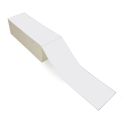 4" x 12" White - Direct Thermal Labels - Fanfold - Freezer Grade Adhesive