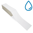 4" x 13" Polypropylene - Thermal Transfer Labels - Fanfold - Removable Adhesive